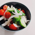 mayurich's cooksnap of when they made 彩り野菜の白だし浅漬け.