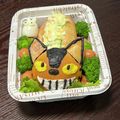 マダムパンダ's cooksnap of when they made トトロの猫バス デコパン(=^ェ^=).