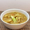 horseland's cooksnap of when they made 牛乳入りまろやかカレーうどん♪.