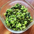 麻's cooksnap of when they made 我が家の(小松)菜飯.