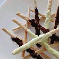 umi☆neco's cooksnap of when they made 袋1枚de簡単！サク♪手作りポッキー♡.