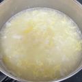 ひーたんゆーたんまま's cooksnap of when they made 中華風ニラ玉雑炊☆戻し粥で簡単☆.