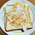 ＊なぁ＊'s cooksnap of when they made 【ズボラ飯】目玉つぶしトースト【時短】.