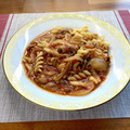 FGO☆'s cooksnap of when they made 【サバ缶】鯖ときのこのトマトソースパスタ.