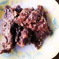 yaobikuni's cooksnap of when they made じゅわっととろけるくじらステーキ.