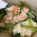 kemi★'s cooksnap of when they made 豆腐と小松菜・小エビのオイスターあんかけ.