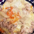 ポムポムポヨコ's cooksnap of when they made 豚肉と白菜のクリーム煮.