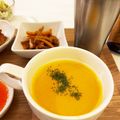 mamamasami's cooksnap of when they made 簡単ピーナッツカボチャのスープ.
