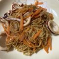 みょんとも's cooksnap of when they made イカ焼きそば、柔らかい.