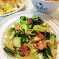 クックE662AA☆'s cooksnap of when they made 小松菜とベーコンのさっと炒め.