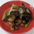 tinico's cooksnap of when they made 簡単に♪なすと鶏肉のお酢煮込み.