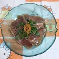 mmameco's cooksnap of when they made 塩麹と甘酢で和えた♫美味しいお刺身☆.