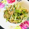 ちび☆あず's cooksnap of when they made 水菜ときゅうりのツナポン酢サラダ.