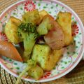 ひろぅみん's cooksnap of when they made さつまいもで♪秋色ジャーマンポテト.