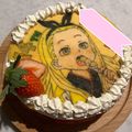 はなまる10969's cooksnap of when they made 感動!!印刷したみたいなキャラケーキ☆.