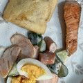 たいつ's cooksnap of when they made 柿が美味しい【柿と卵のマヨサラダ】.