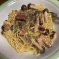 クックHDP0M2☆'s cooksnap of when they made 勝負は15分！簡単時短カルボナーラ.