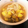 そらいろ猫's cooksnap of when they made 簡単！さつまいもとえのきの味噌汁.