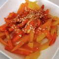ヨシヨッシー's cooksnap of when they made 【簡単】パプリカとにんじんしりしり.