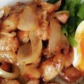 ヨシヨッシー's cooksnap of when they made 豚バラ肉と新玉ねぎでトロトロ魯肉飯風！！.