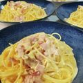 ｸﾏﾘｴ's cooksnap of when they made イタリア仕込み。カルボナーラ。.