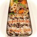 悠LOVE航's cooksnap of when they made しましま ふりかけご飯♡.