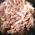 ♬あじさいのレシピ♬'s cooksnap of when they made つゆだく簡単牛丼.