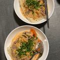 クックKFV872☆'s cooksnap of when they made フライパンひとつで☆キムチクリームパスタ.