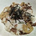 クック6DDPP8☆'s cooksnap of when they made 牛肉とれんこんの混ぜごはん.