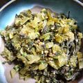 masaetsu's cooksnap of when they made 青高菜漬けをリメイク♡余ったら作ってみて.
