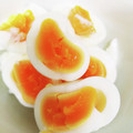 クックE662AA☆'s cooksnap of when they made 【簡単】基本の半熟茹で卵（半熟度　5割）.