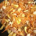 フジぽん's cooksnap of when they made ベーコンの代わり的なウインナーの千切り.