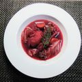 ルチアーノ★★★'s cooksnap of when they made トマト不使用♪ビーツ粉末で真赤なボルシチ.