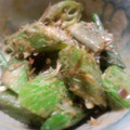 ダビデ's cooksnap of when they made おくらの辛子おかか和え.