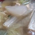 あゆたっくん's cooksnap of when they made 白菜と玉ねぎの味噌汁.