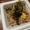 papikun's cooksnap of when they made ♡簡単♡ポリポリ～♬♫高菜＆納豆.