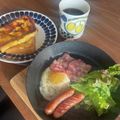 ななにな's cooksnap of when they made カフェ風朝ごはん☆スキレットで目玉焼き.