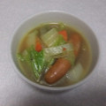 きらり流れ星's cooksnap of when they made カレー鍋のだし　アレンジ（味彩使用）.