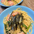 ☆maripei☆'s cooksnap of when they made きのことほうれん草とベーコンの和風パスタ.