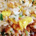 ミラクルクルygro's cooksnap of when they made ごま油とネギの簡単チャーハン.