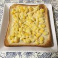 puniＫ's cooksnap of when they made コーンマヨトースト❀.