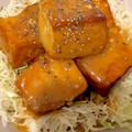 Blue's cooksnap of when they made ■激旨、かんたん！厚揚げのマヨ照り焼き■.
