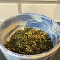 PontBri's cooksnap of when they made 【栄養満点】大根葉のしっとりふりかけ.