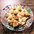 青い服's cooksnap of when they made 海老とオリーブのマリネ.