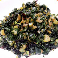 ogushiba's cooksnap of when they made 速攻☆大根の葉と塩こんぶ炒め.