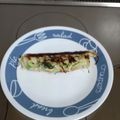 Viscuit's cooksnap of when they made ちくわの器でスティックお好み焼き♪.