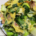 ☆smile　胡桃☆'s cooksnap of when they made 青梗菜とエノキとベーコン炒め.