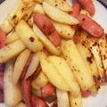 ちょん·ちぃ's cooksnap of when they made じゃがいもとソーセージのガーリック炒め.