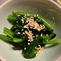 けい♫'s cooksnap of when they made ほうれん草のおひたし☆白だしで.