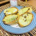 料理男子部🍻's cooksnap of when they made フライパンで焼くガーリックトースト.